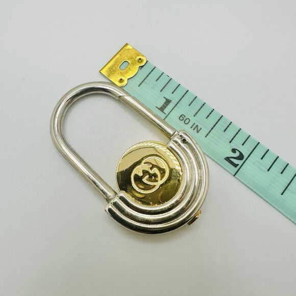 Gucci Interlocking G Two-Tone Key Ring - Picture 11 of 11
